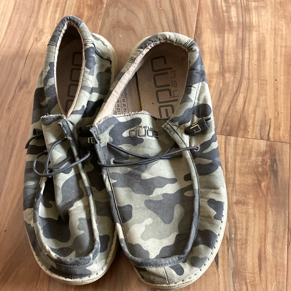 Men’s Camo Hey Dudes US 13